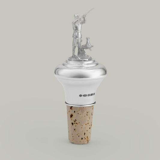 Silver Hunter Bottle Stopper