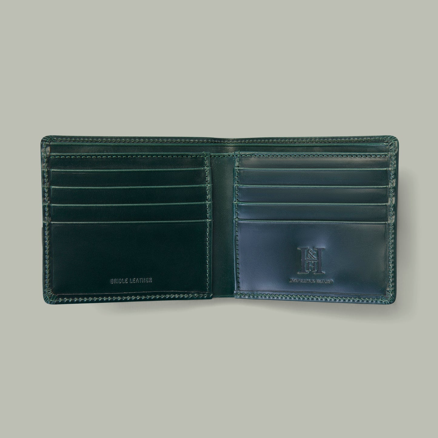 Noble Leather Wallet - H&H Green