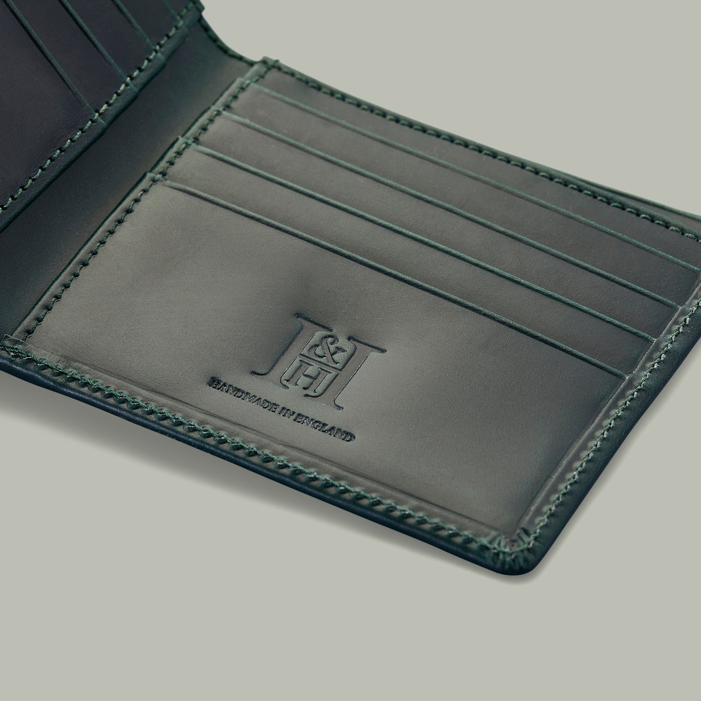 Noble Leather Wallet - H&H Green