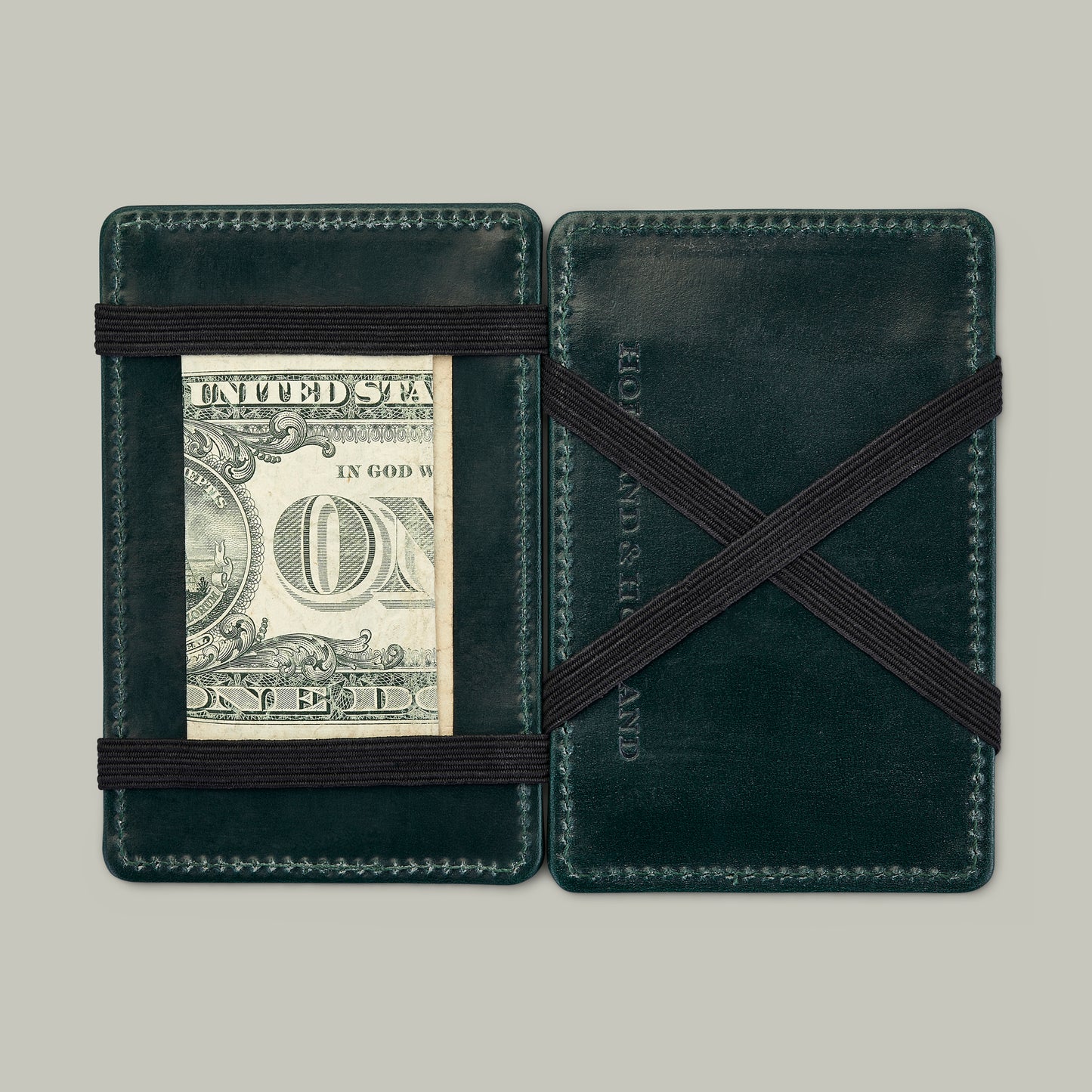 Noble Leather Magic Wallet - H&H Green