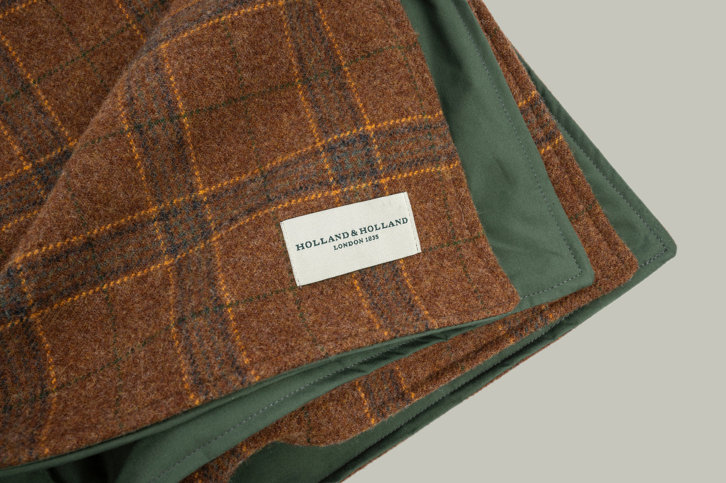 House Check Wool & Waxed back Picnic Blanket