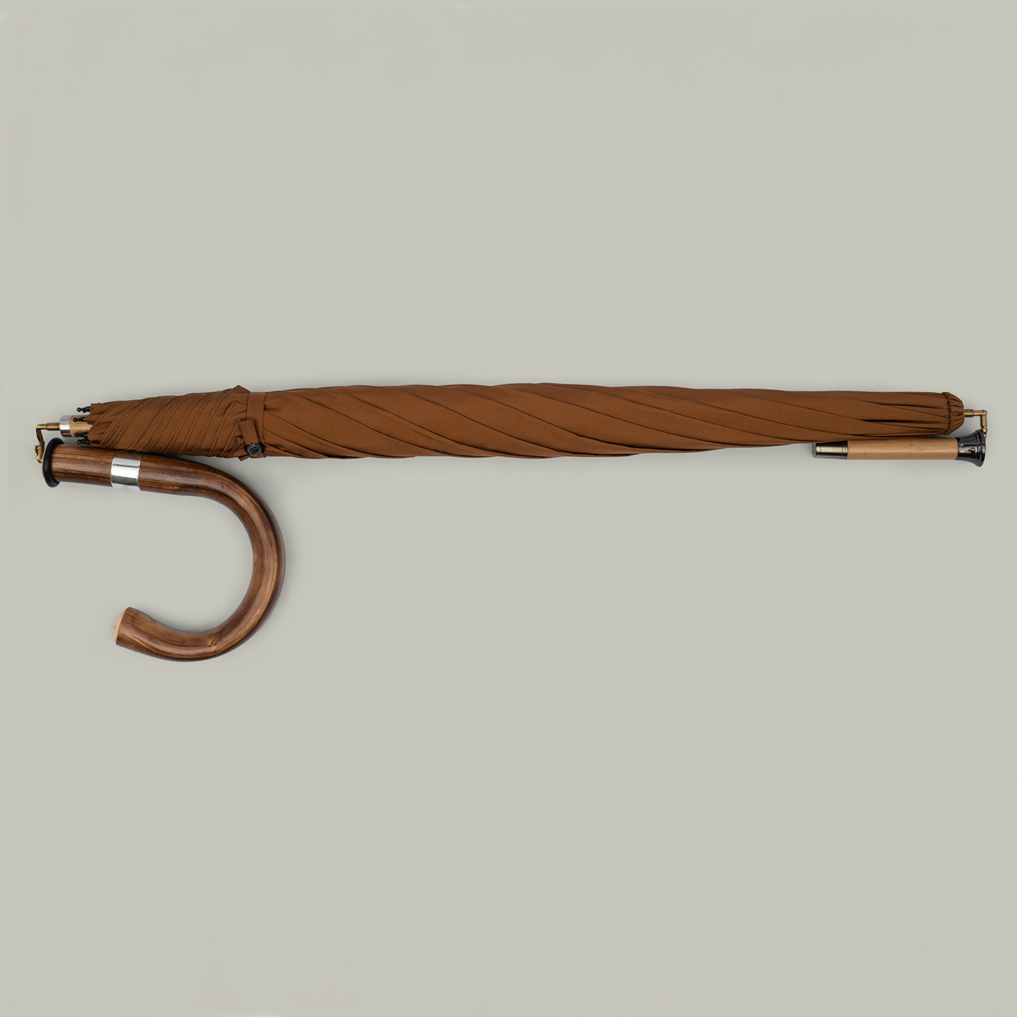 Noble Travel Umbrella with cartridge picking tip [OCHRE]