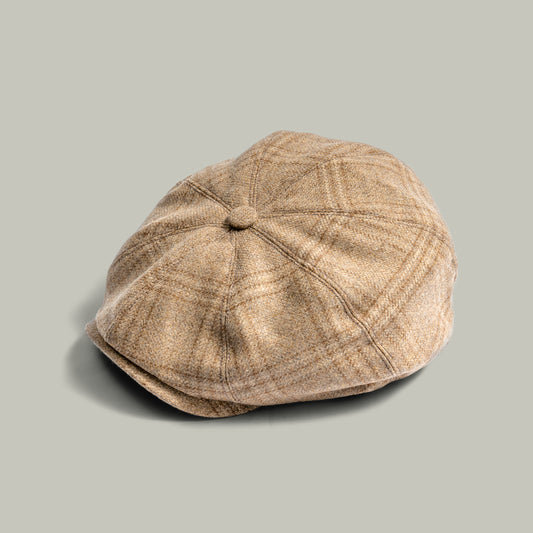 Harrow Tweed Panel Cap [HAZEL]