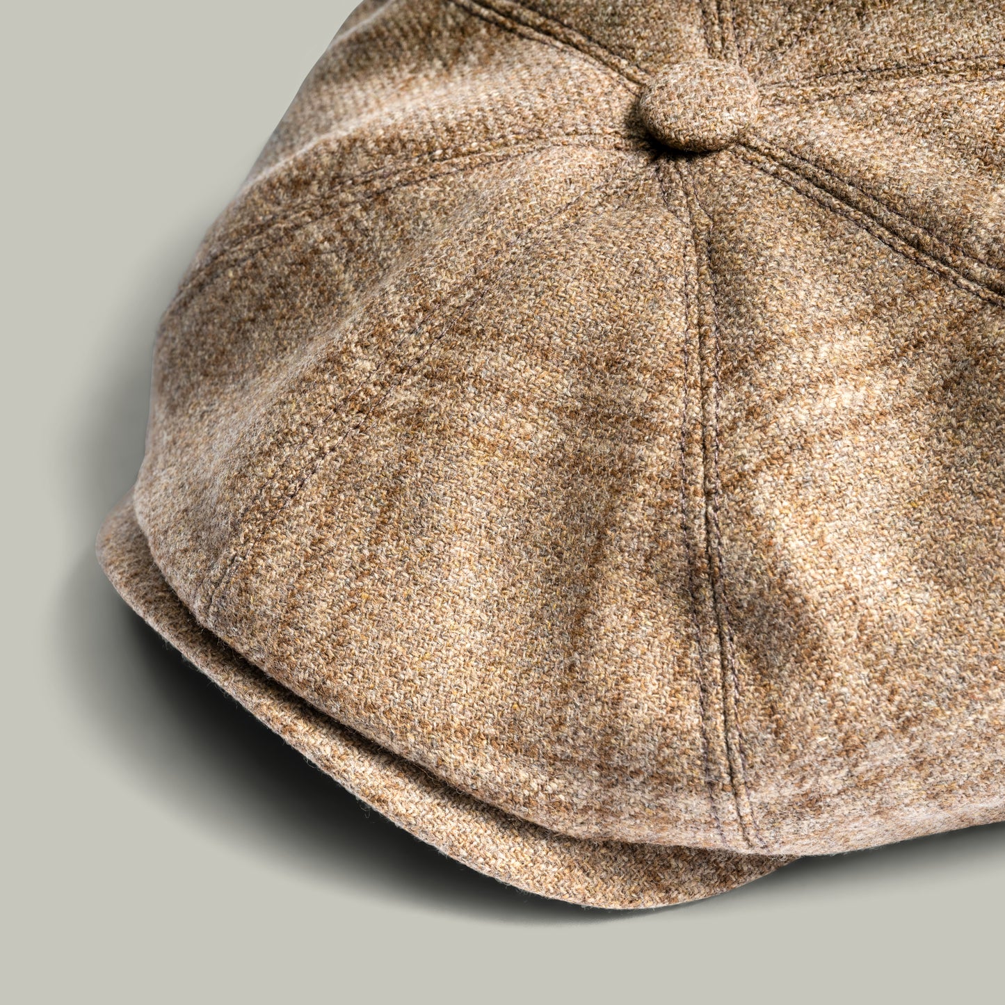 Harrow Tweed Panel Cap [HAZEL]
