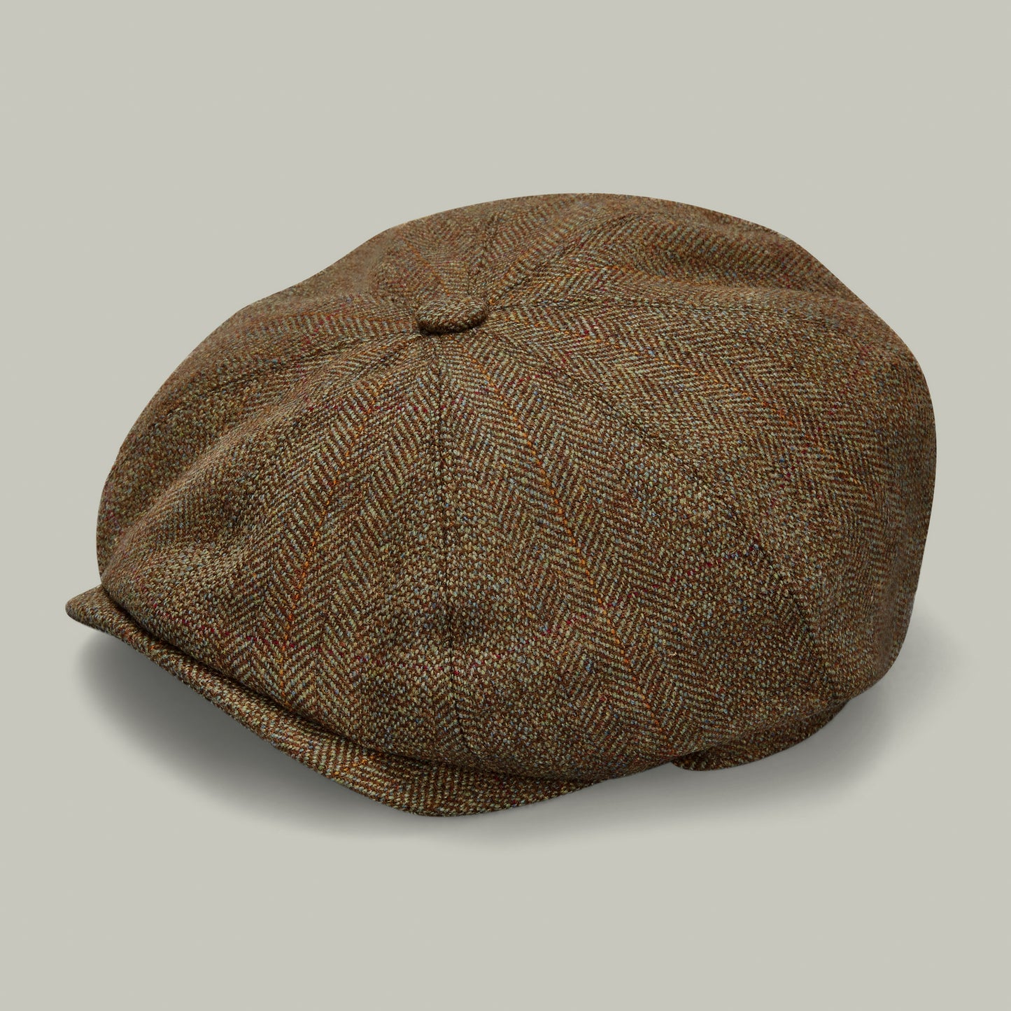 Harrow Tweed Panel Cap [HORNBEAM]