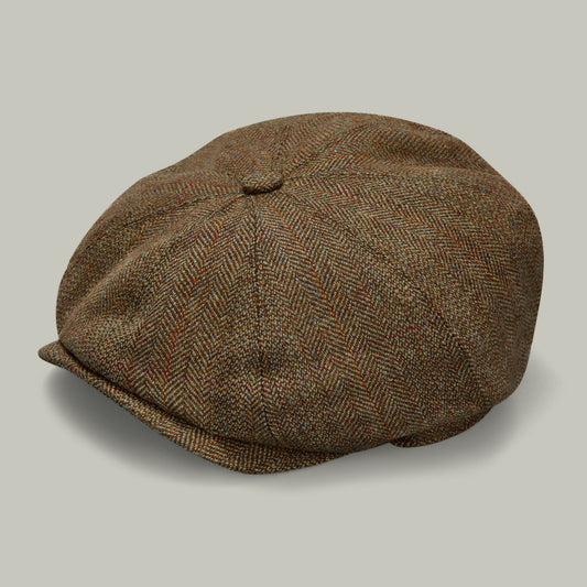 Harrow Tweed Panel Cap [HORNBEAM]