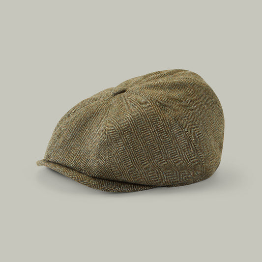 Harrow Tweed Panel Cap [HOLLY]