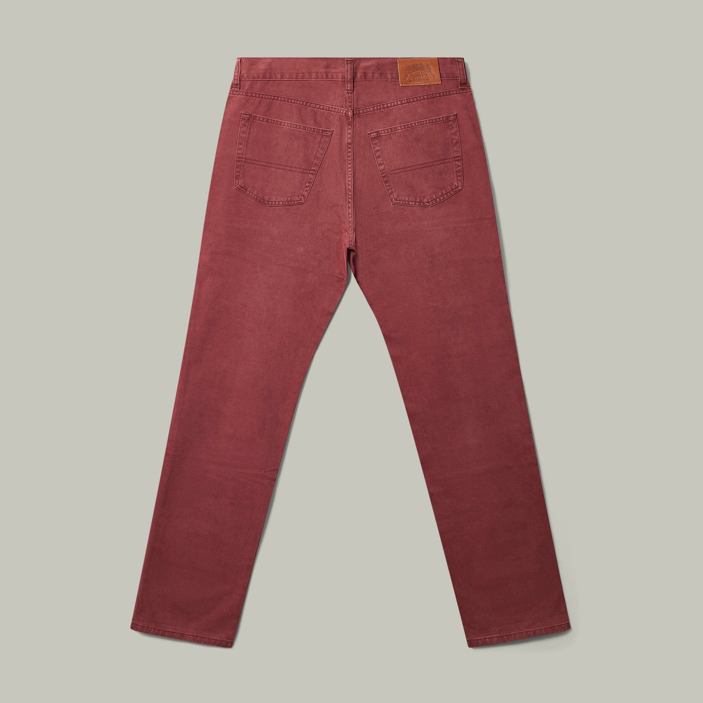 Harrow Brushed Cotton Jeans [BERRY]