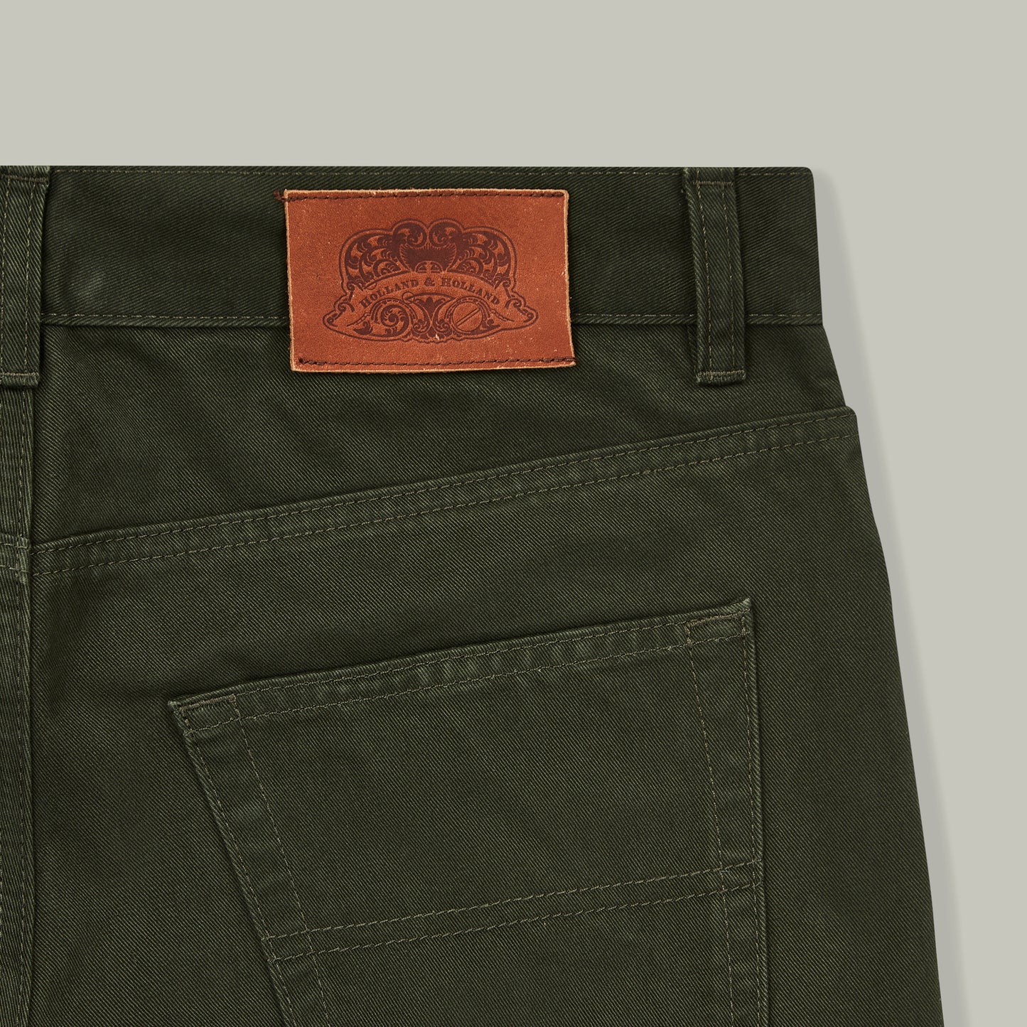 Harrow Brushed Cotton Jeans [FERN GREEN]