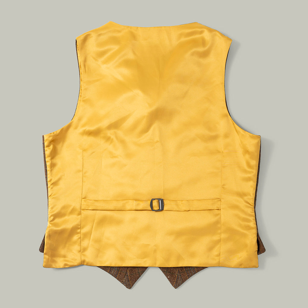 Harrow Tweed Lapel Vest [HOUSE TWEED]