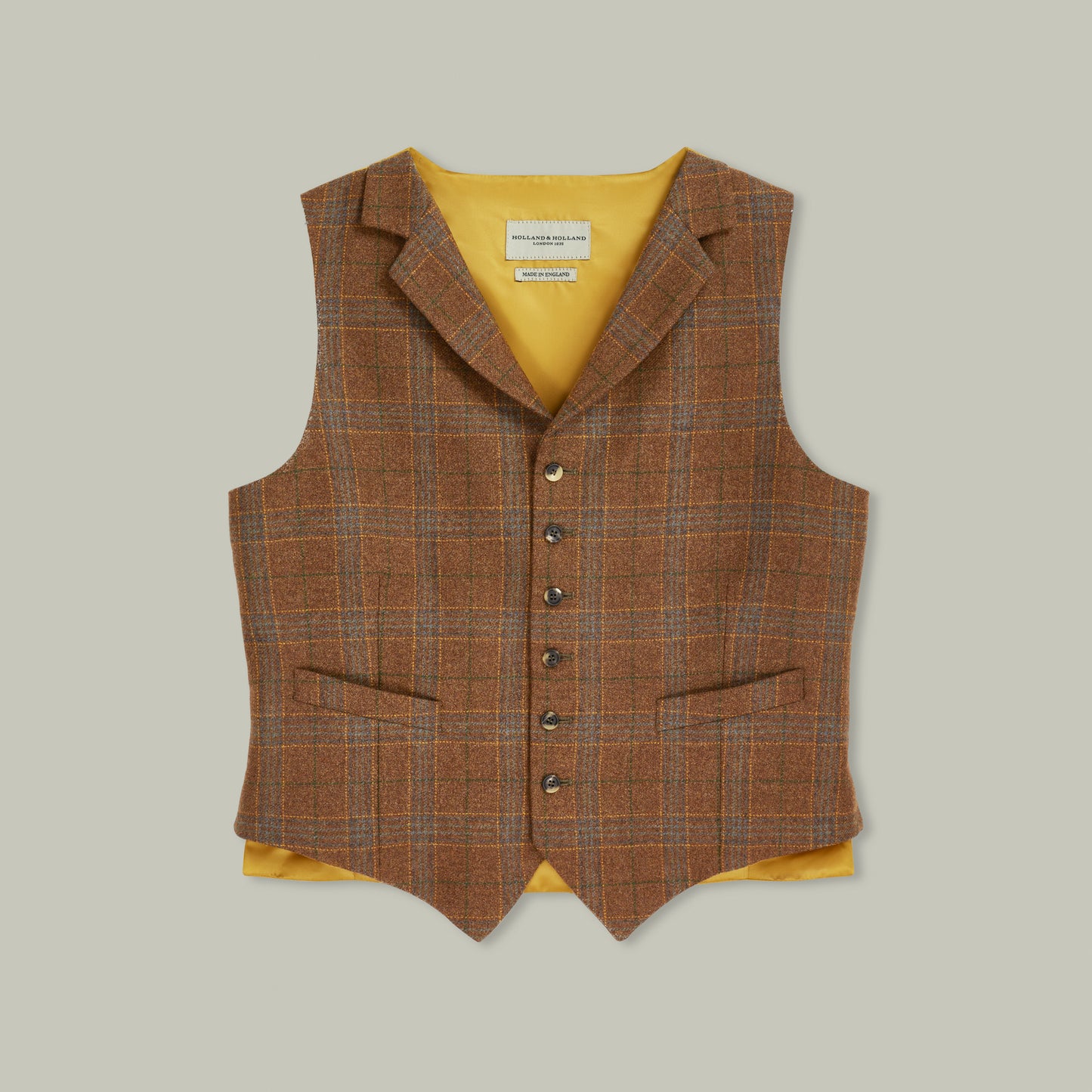 Harrow Tweed Lapel Vest [HOUSE TWEED]