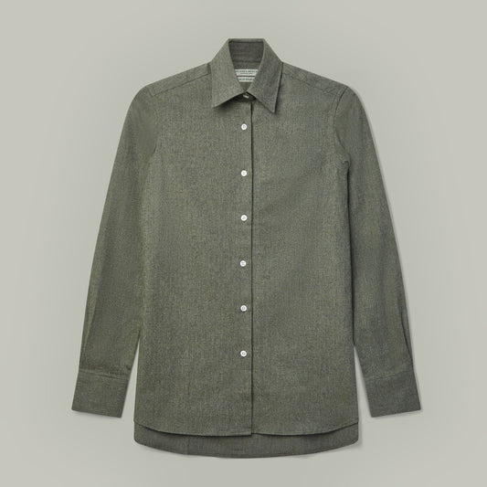 Northwood Ladies Brushed Cotton Shirt [LAUREL GREEN]