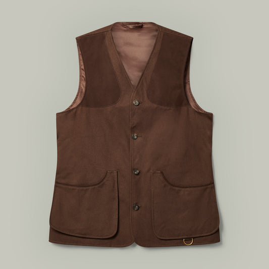 Northwood Brushed Cotton Shooting Vest [HUNTER GREEN]