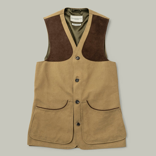 Northwood Brushed Cotton Shooting Vest [SAHARA]