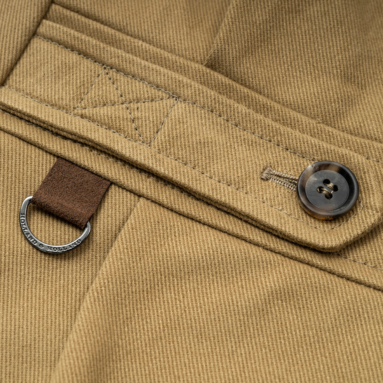 Northwood Brushed Cotton Shooting Vest [SAHARA]