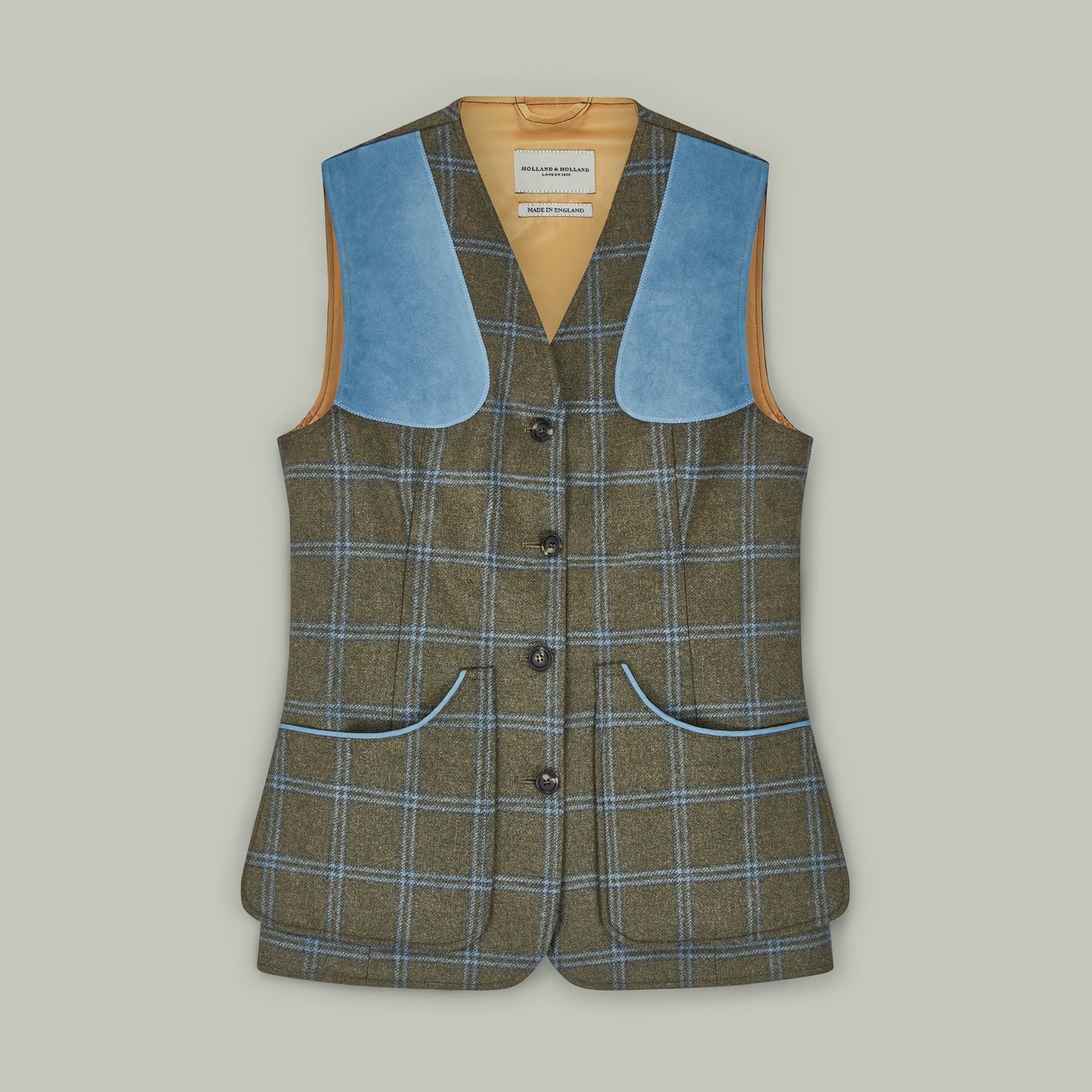 Northwood Ladies Tweed Shooting Vest [HONEYSUCKLE]