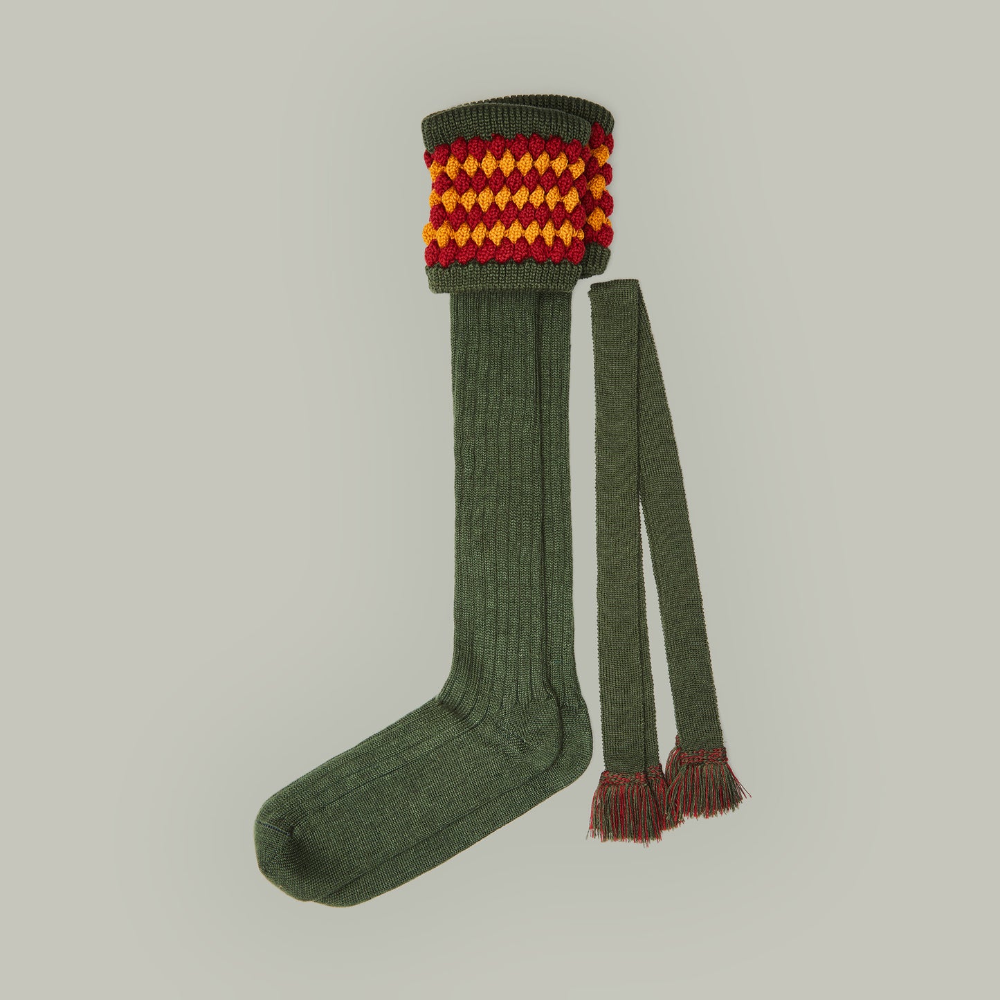 Angus Shooting Socks/Ties [SPRUCE]