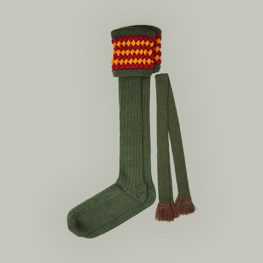 Angus Shooting Socks/Ties [SPRUCE]