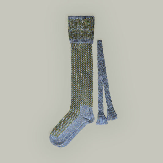 Reiver Shooting Socks/Ties [BLUE LOVAT]