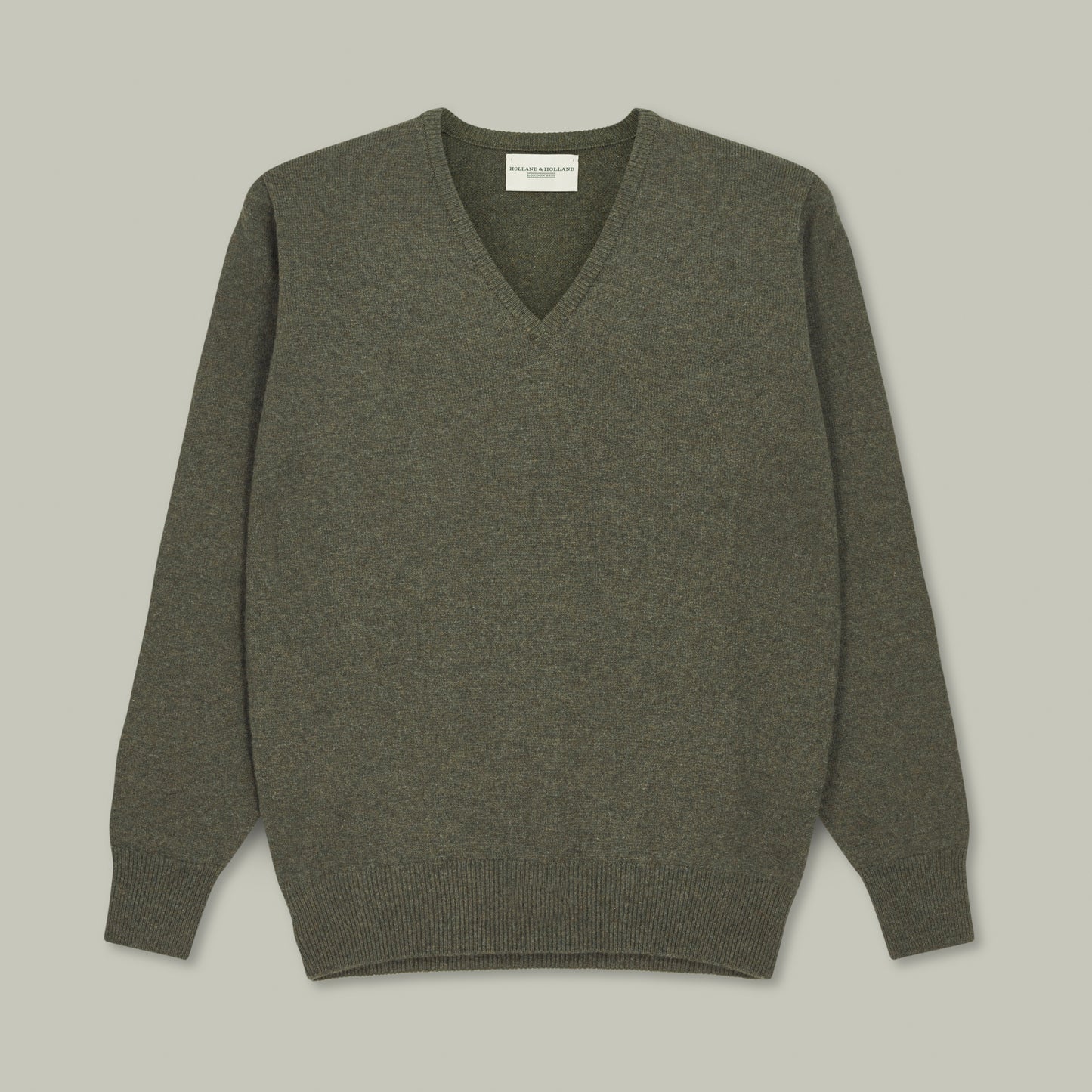 Northwood Wool V-Neck Sweater [FOREST GREEN]