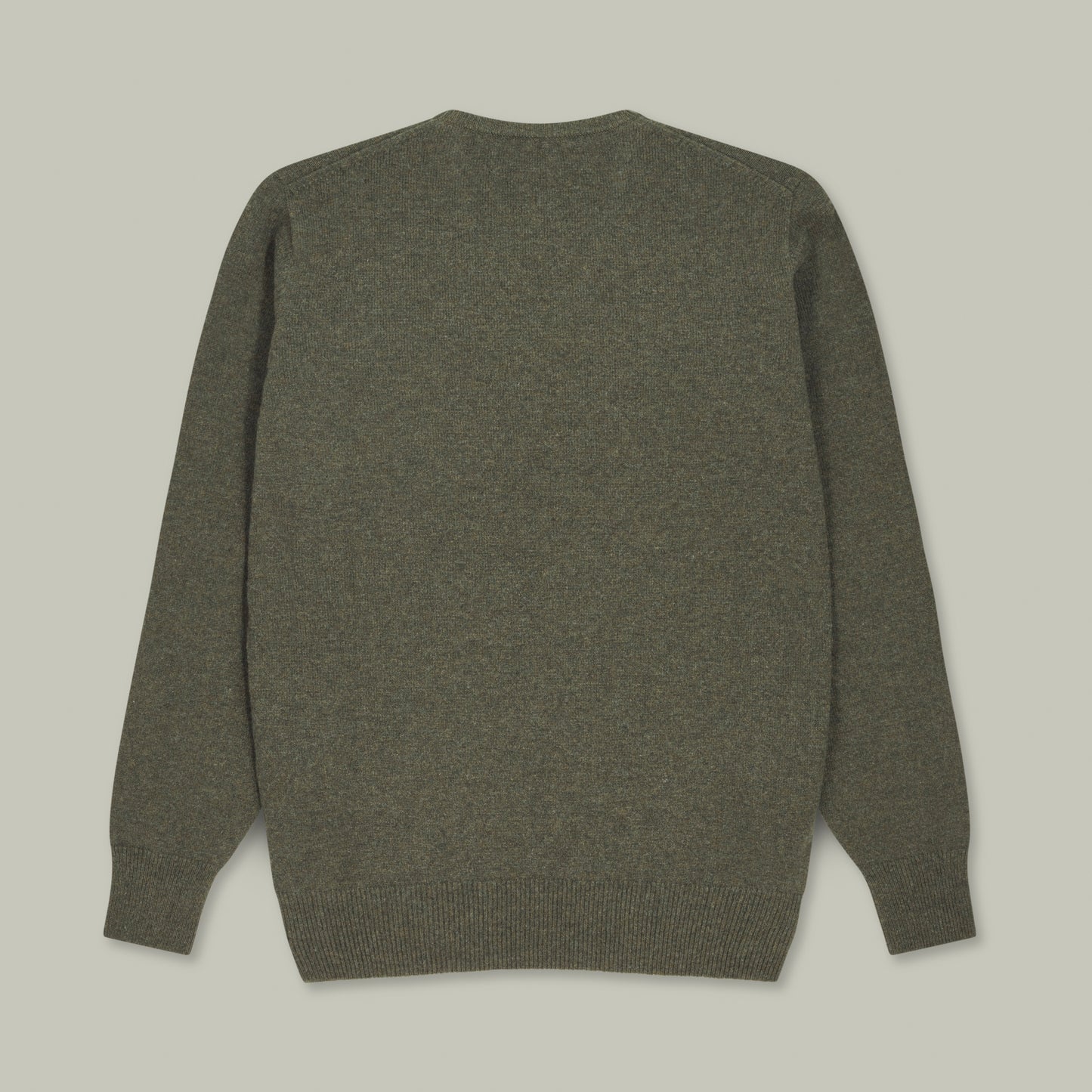 Northwood Wool V-Neck Sweater [FOREST GREEN]
