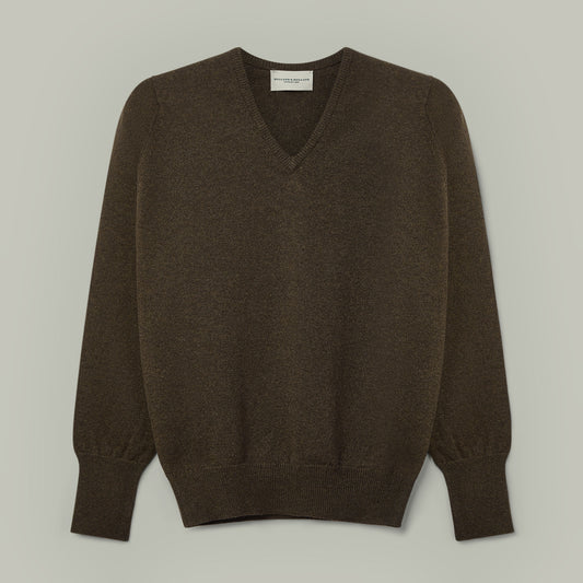 Northwood Wool V-Neck Sweater [CORN]