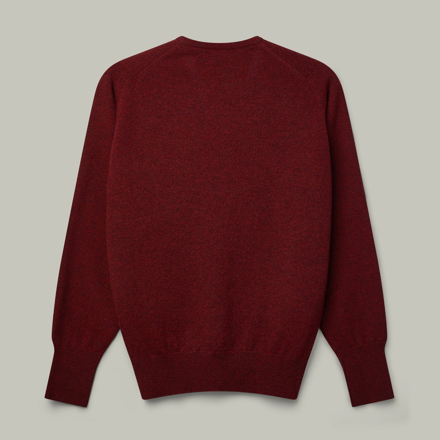 Northwood Wool V-Neck Sweater [RED VELVET]