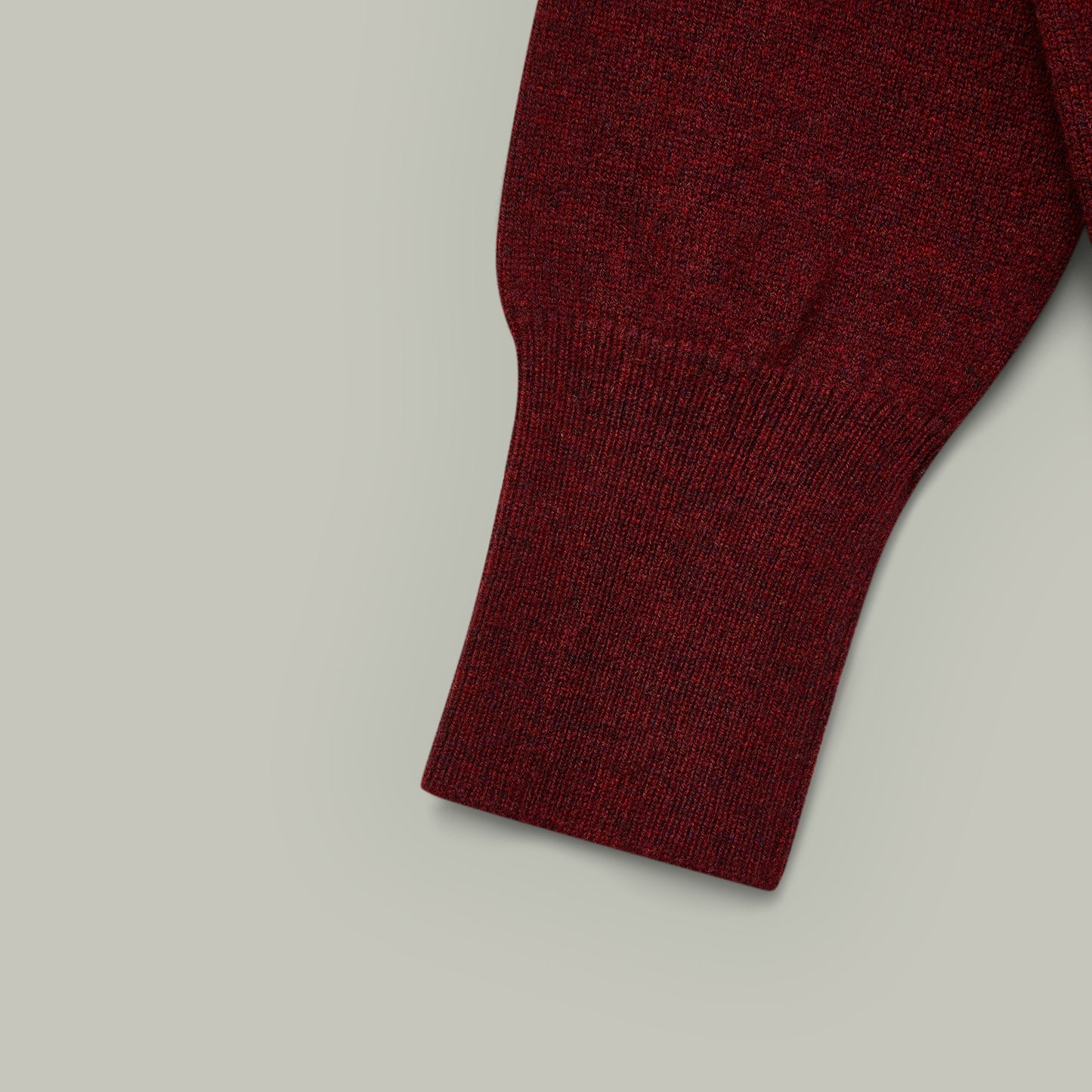 Northwood Wool V-Neck Sweater [RED VELVET]