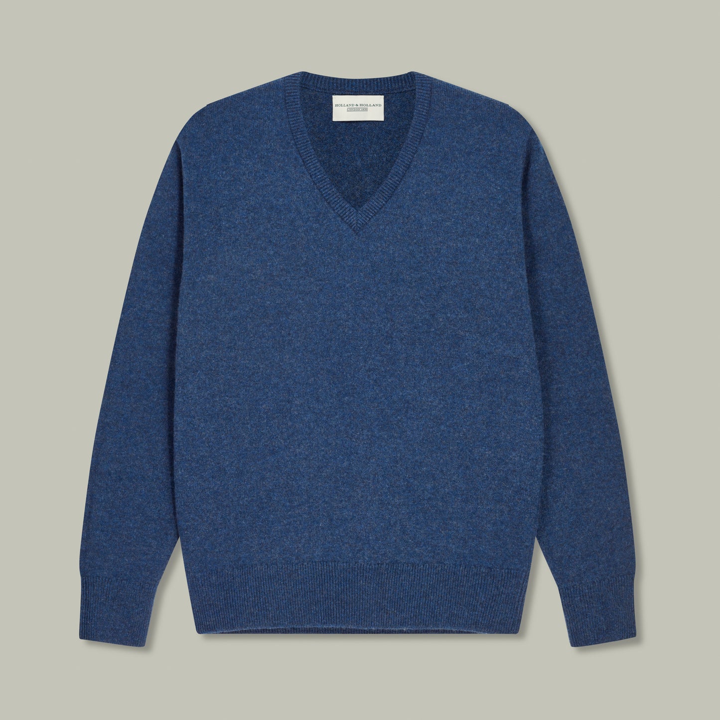 Harrow Cashmere V-Neck Sweater [COBALT]