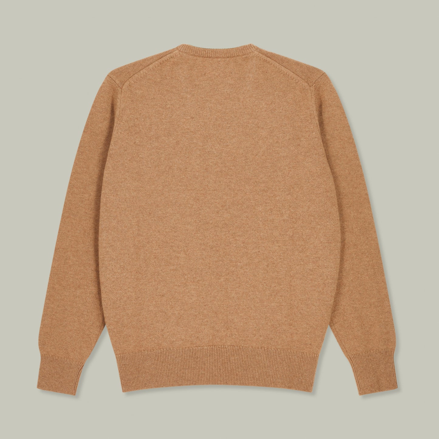 Harrow Cashmere V-Neck Sweater [FAWN]