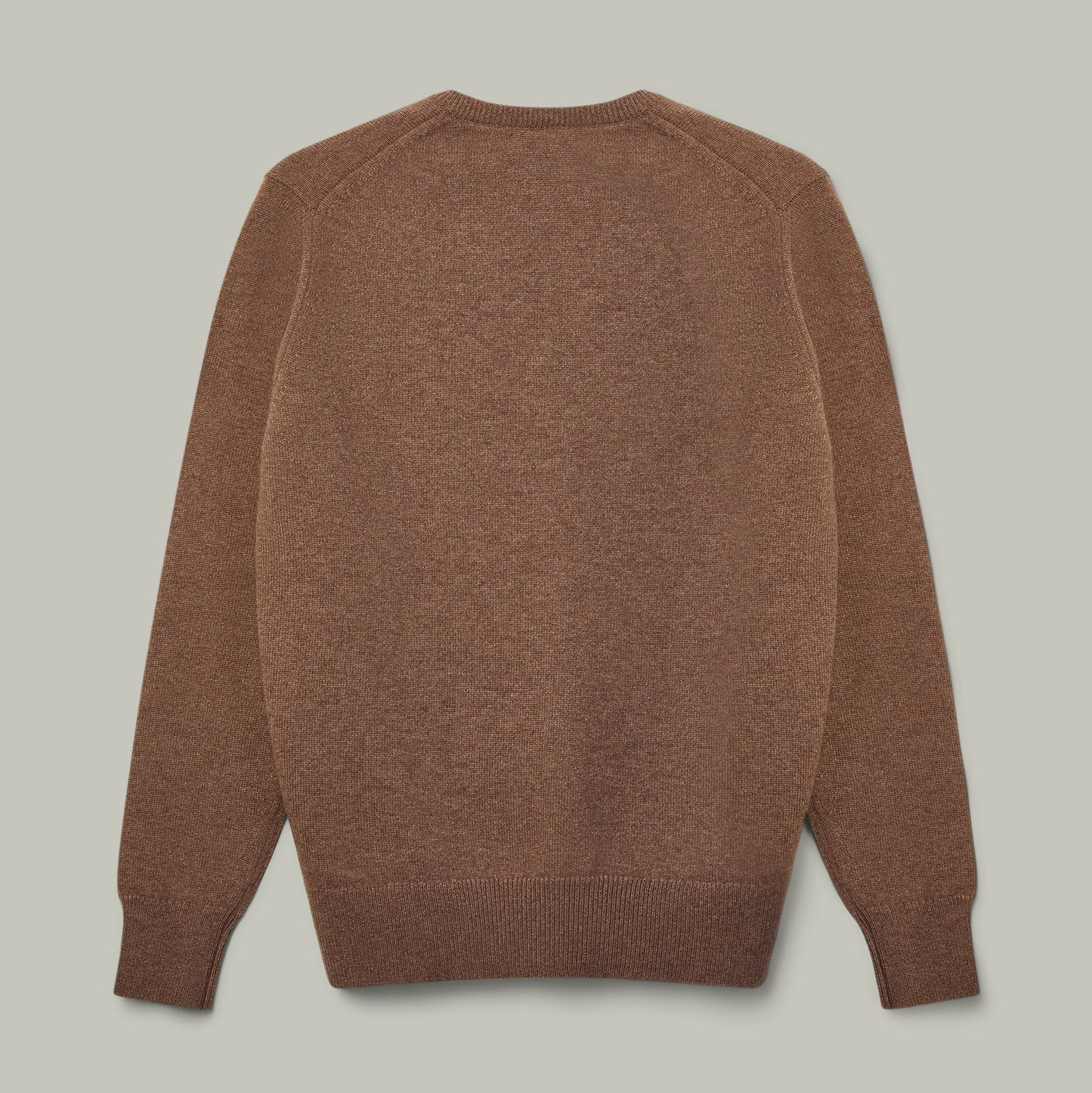 Harrow Cashmere V-Neck Sweater [MOCHA]