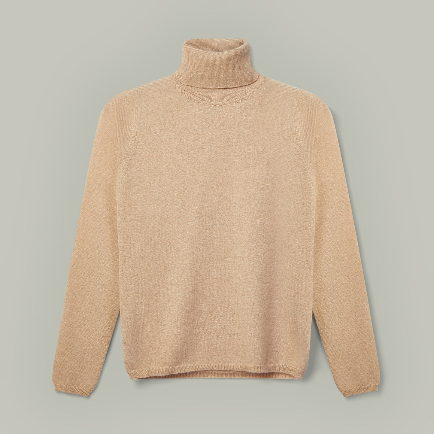 Harrow Ladies Cashmere Roll Neck Sweater [NATURAL]