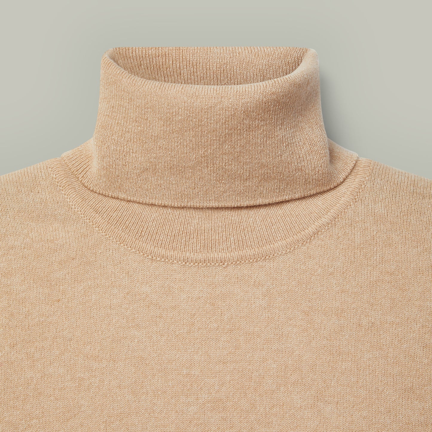 Harrow Ladies Cashmere Roll Neck Sweater [NATURAL]