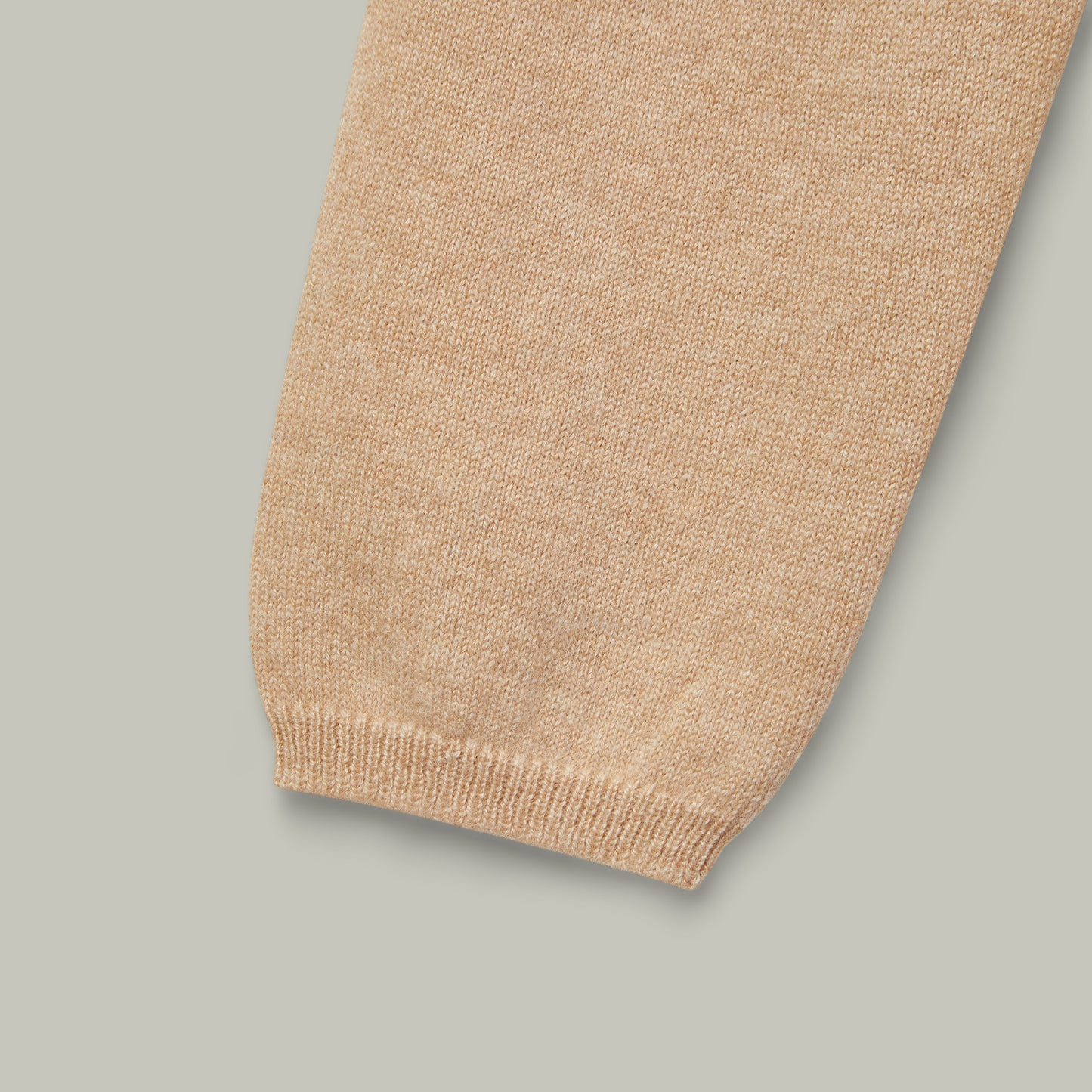 Harrow Ladies Cashmere Roll Neck Sweater [NATURAL]
