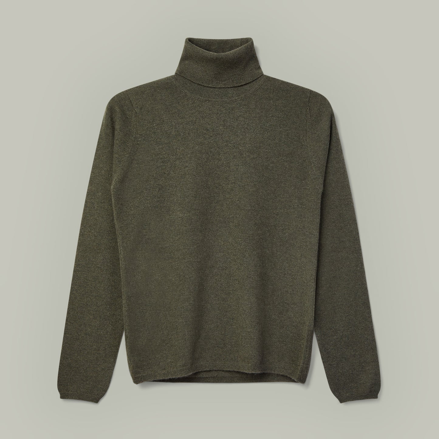 Harrow Ladies Cashmere Roll Neck Sweater [LODEN]