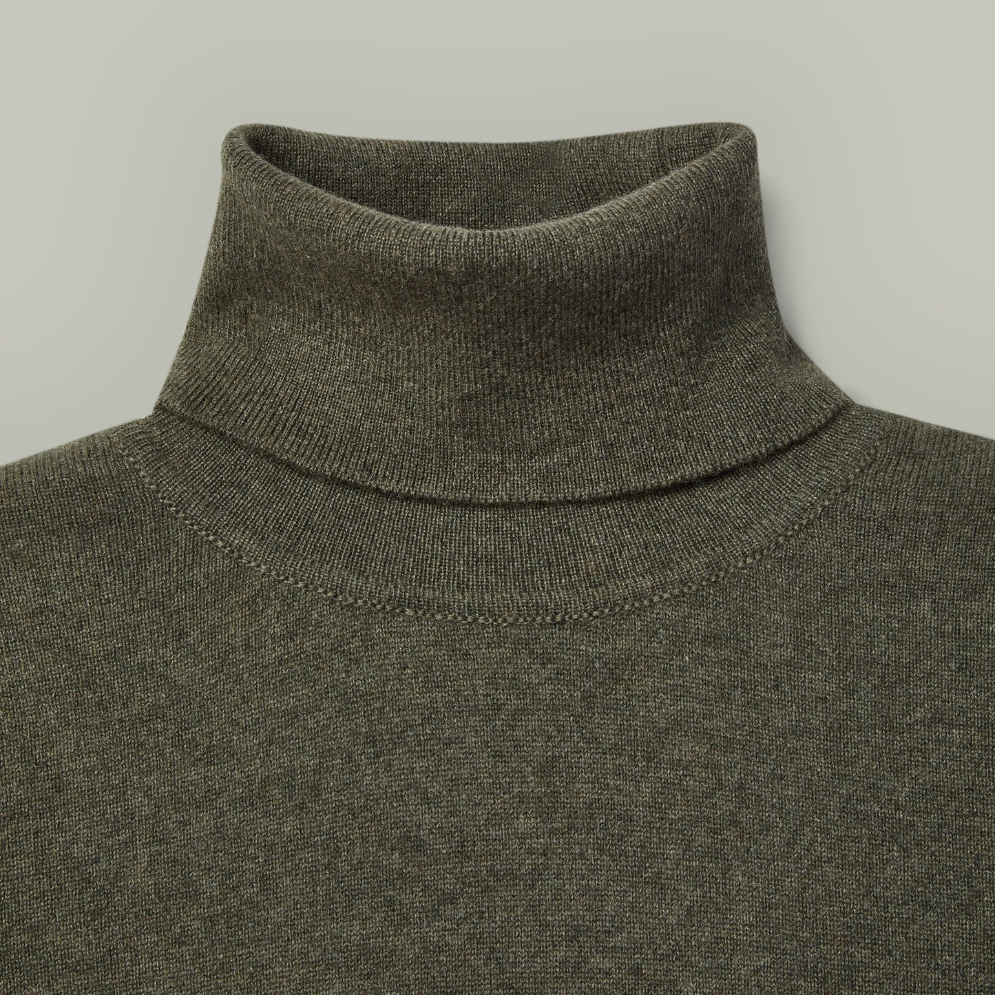 Harrow Ladies Cashmere Roll Neck Sweater [LODEN]