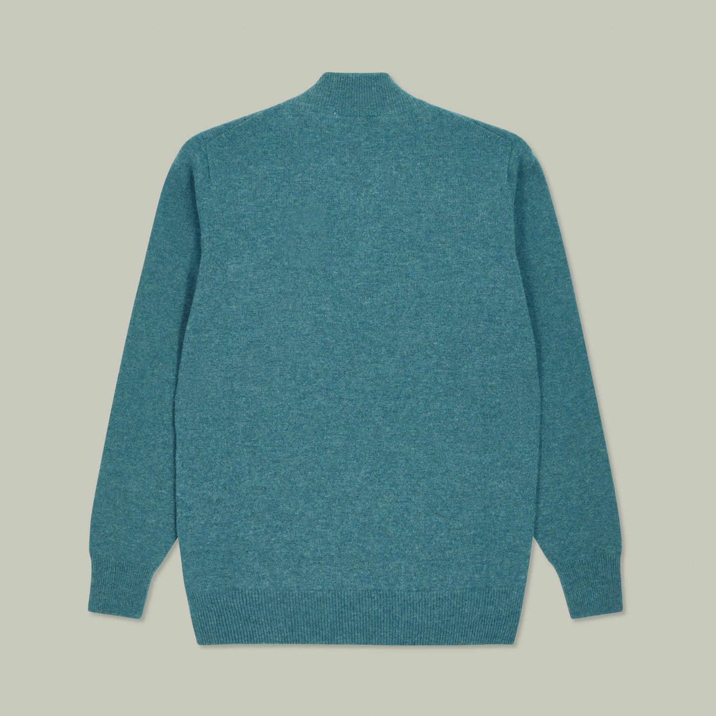 Harrow Quarter Zip Wool Sweater [OXFORD BLUE]
