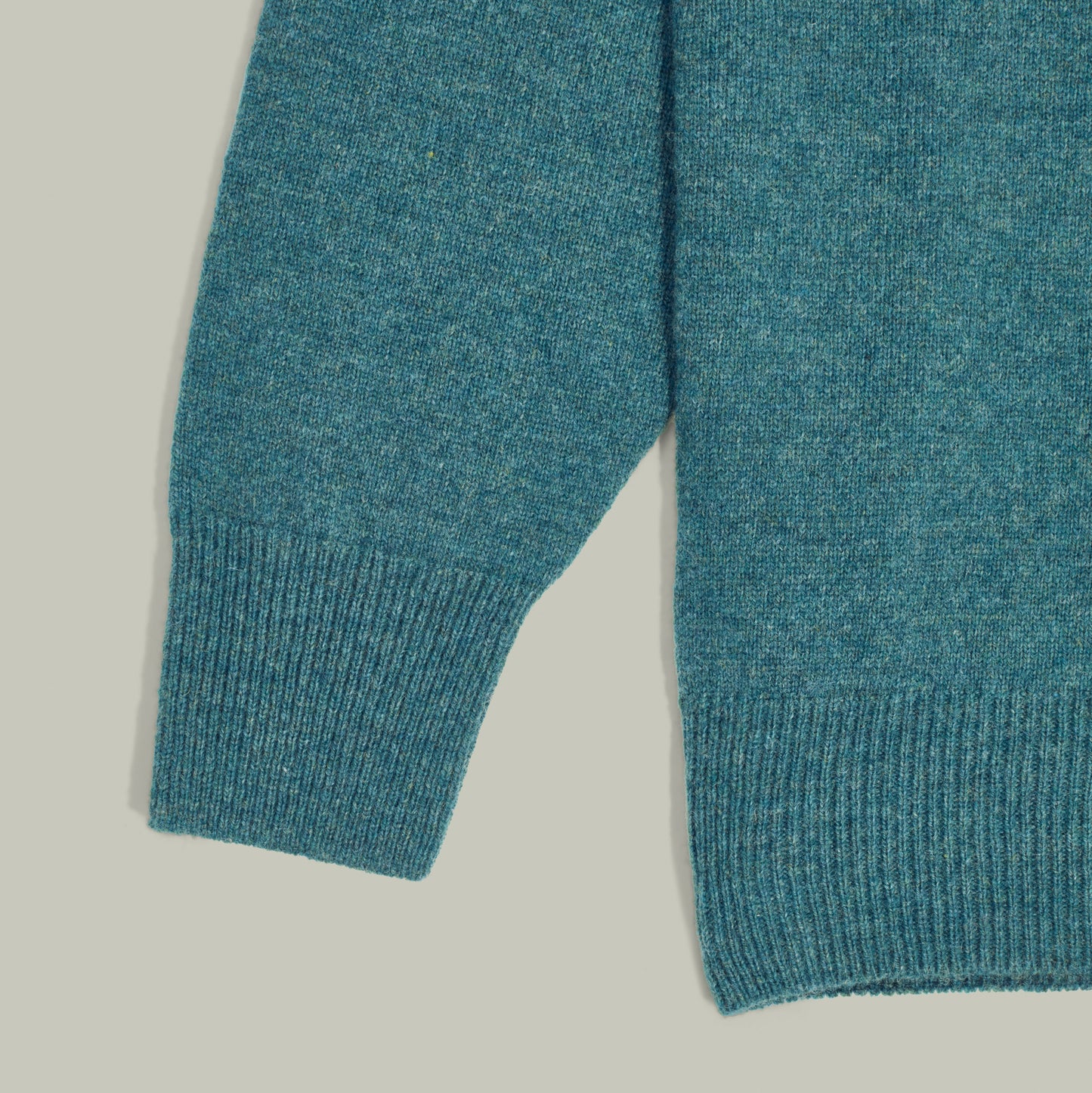 Harrow Quarter Zip Wool Sweater [OXFORD BLUE]