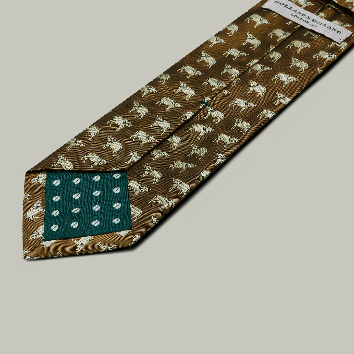 Harrow Silk Woven Tie - Buffalo [GOLD]