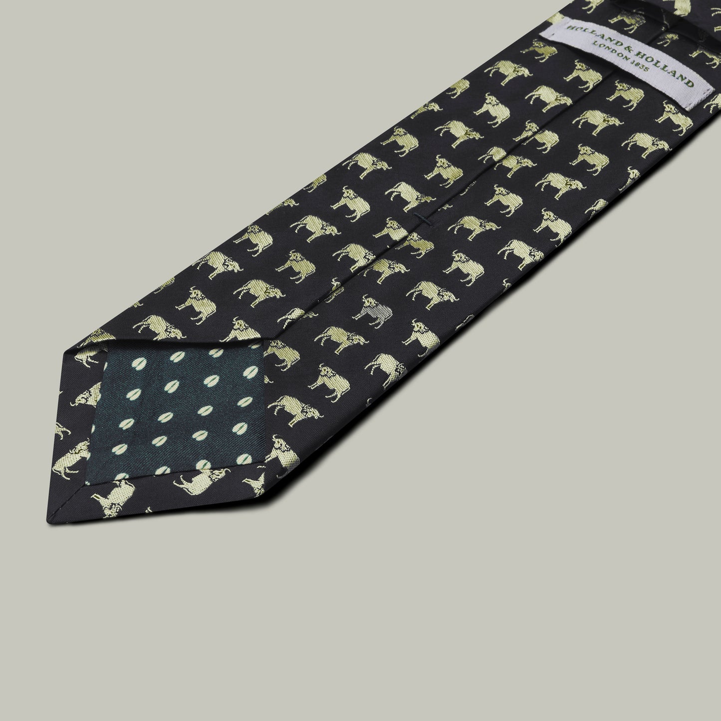 Harrow Silk Woven Tie - Buffalo [INDIGO]