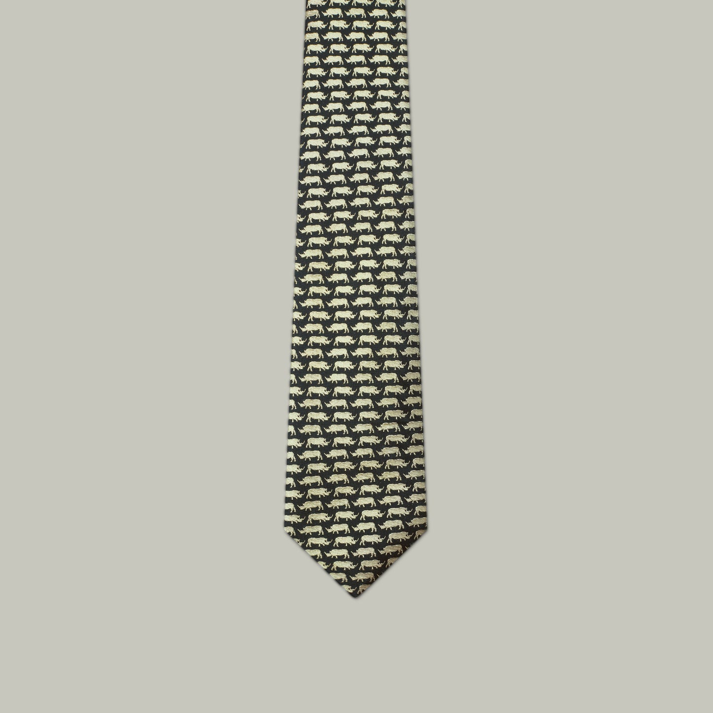 Harrow Silk Woven Tie - Rhino [INDIGO]