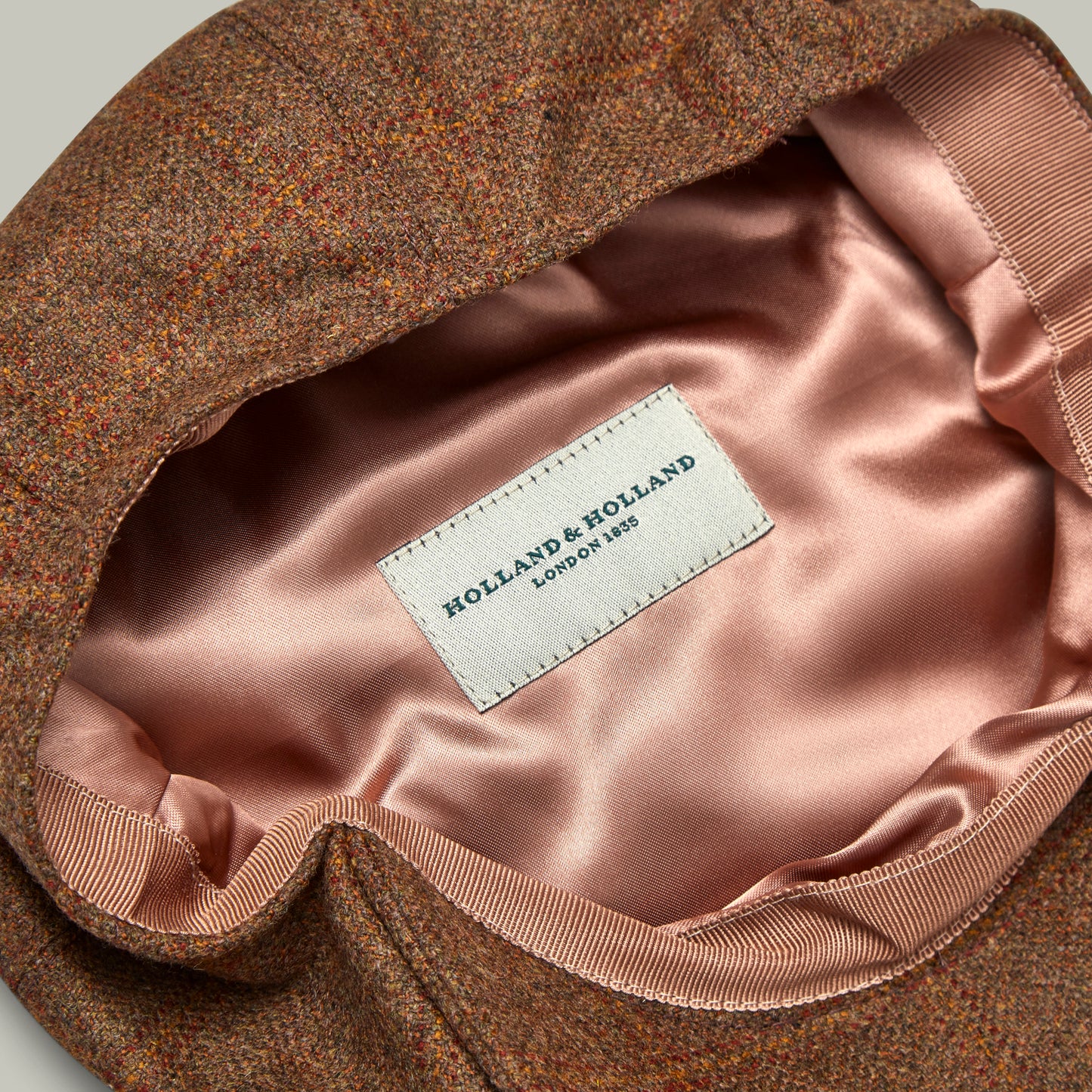 Harrow Tweed Panel Cap [HAWTHORN]