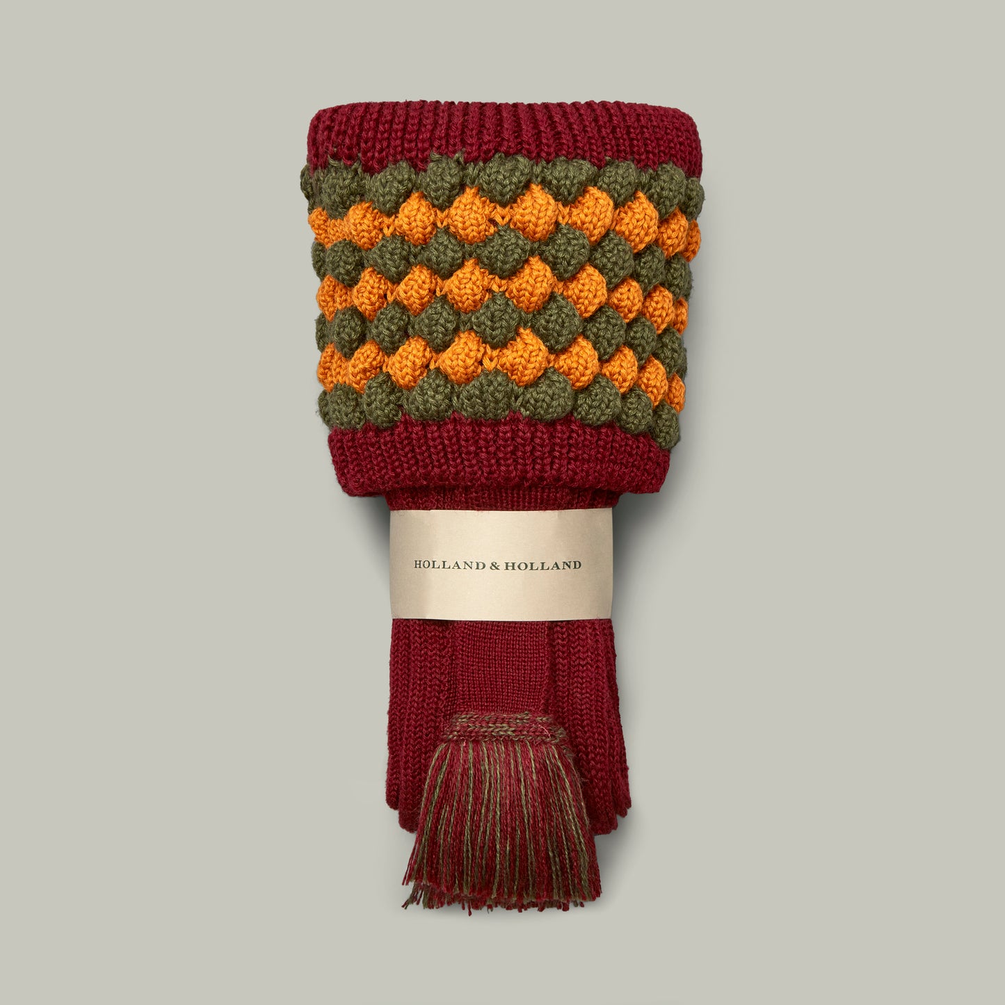 Angus Shooting Socks/Ties [BURGUNDY]
