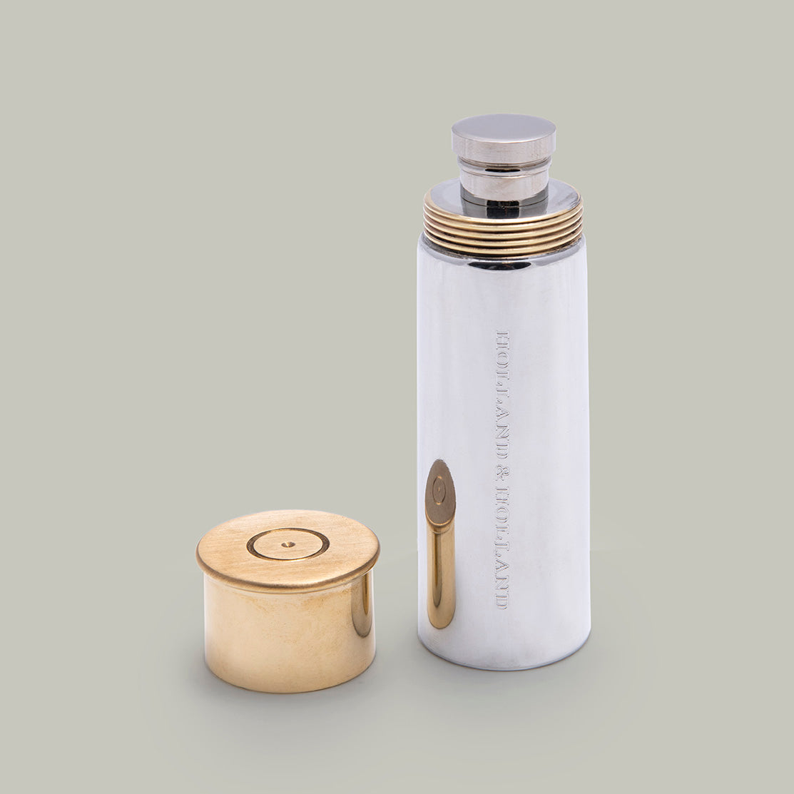 Pewter Cartridge Flask