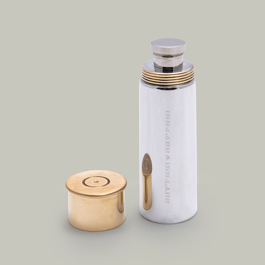 Pewter Cartridge Flask