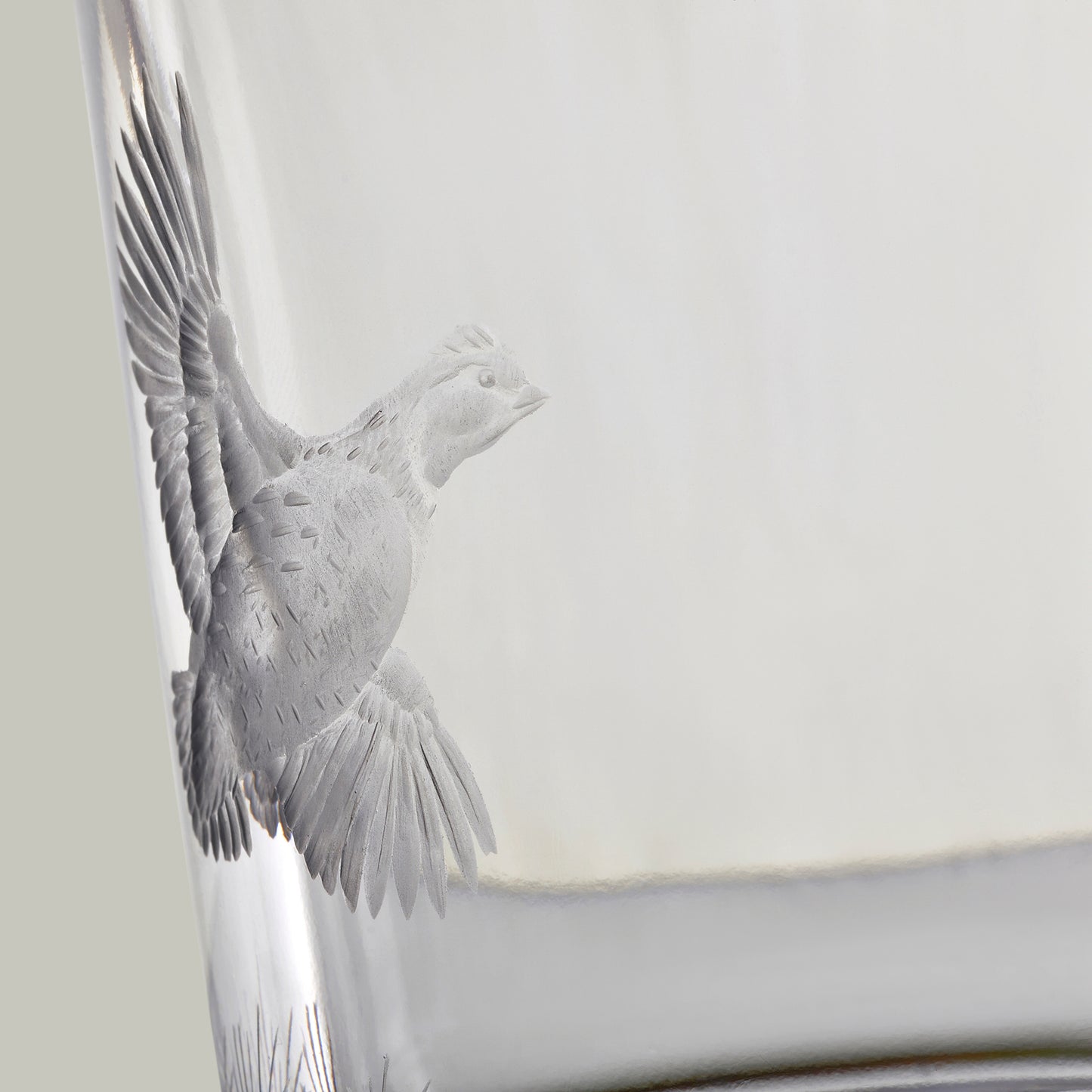 American Game Bird Crystal Tumbler [BOB WHITE]
