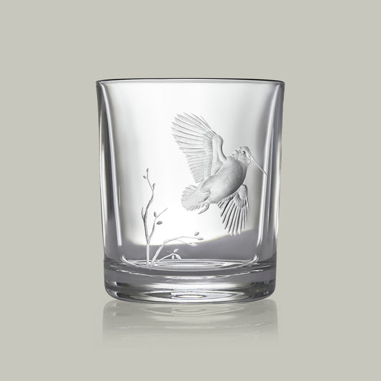 American Game Bird Crystal Tumbler [WOODCOCK]