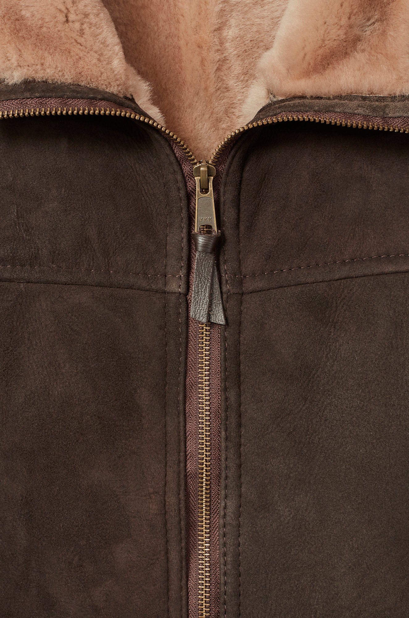 'Royal' Sheepskin Body Warmer [WALNUT]