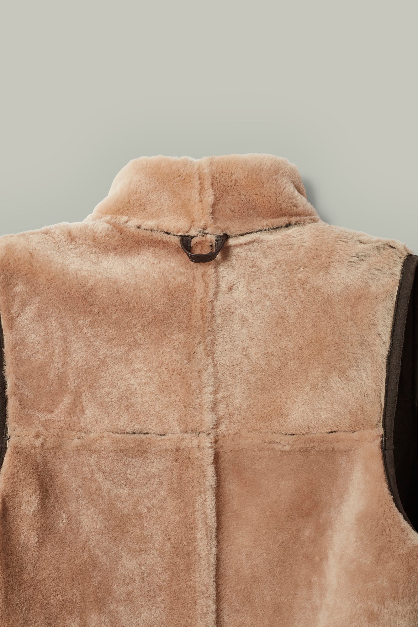 'Royal' Sheepskin Body Warmer [WALNUT]