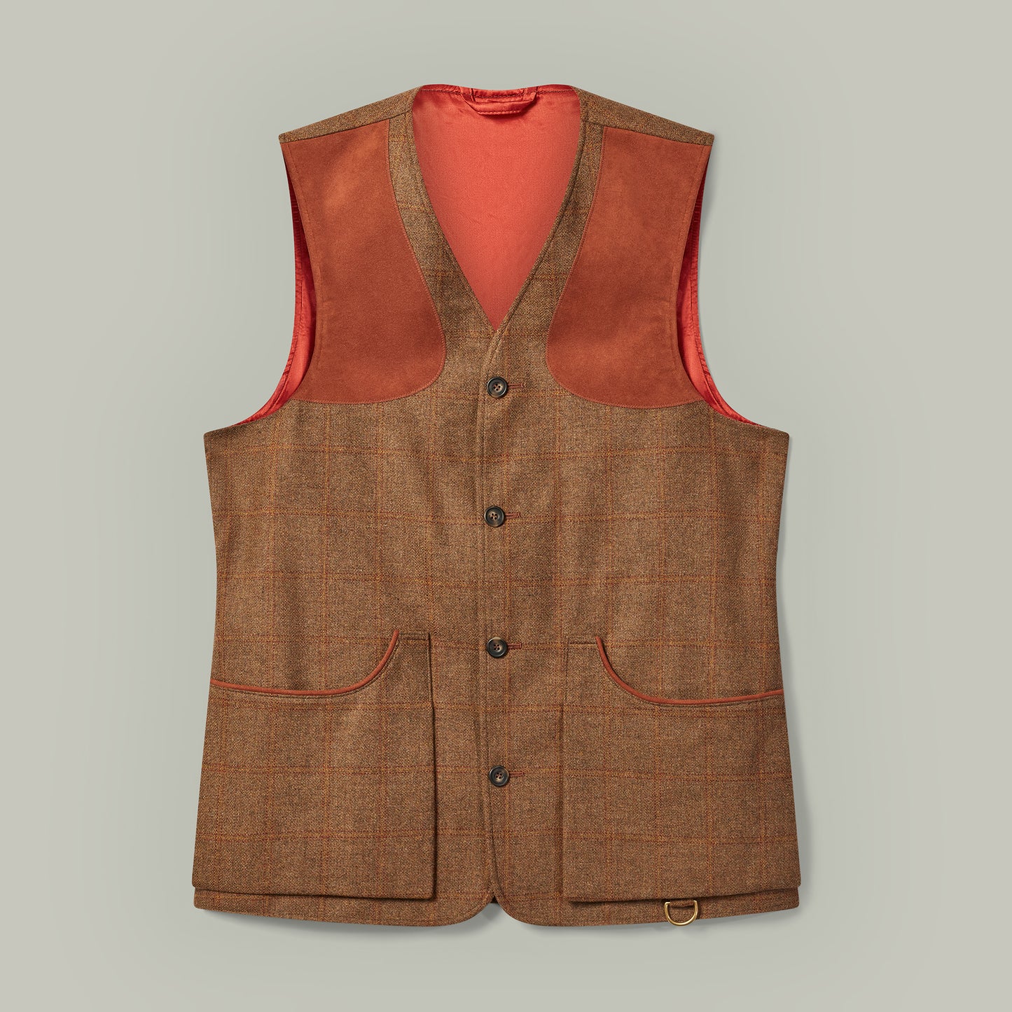 Northwood Tweed Shooting Vest [HAWTHORN]